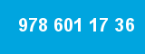 978 601 17 36 978 601 17 36